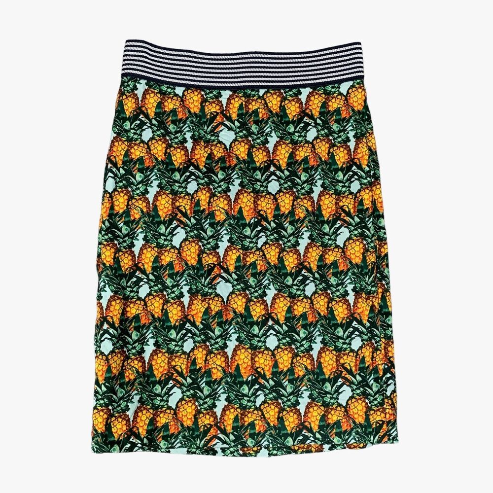 Corey Lynn Calter Skirt Womens 0 Multi Pineapple Grove Pencil Zip‎ Anthropologie